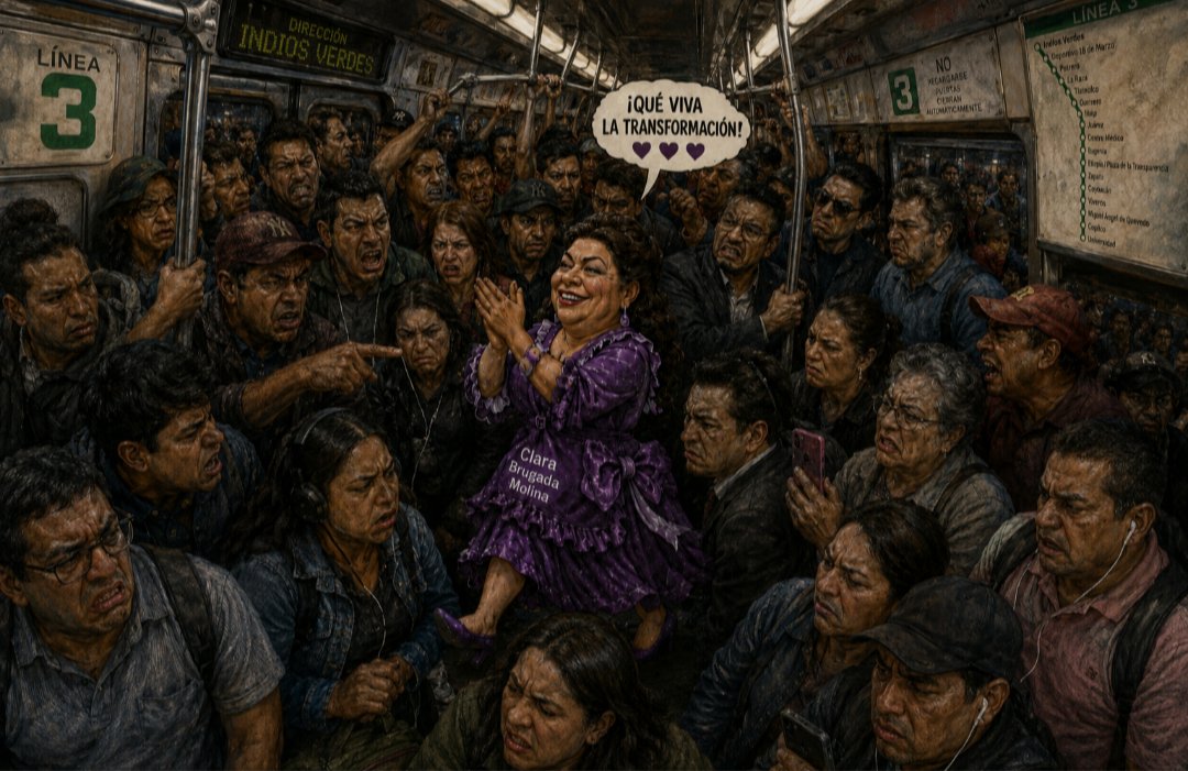 Aqu100pinando's tweet photo. @MetroCDMX 10 min parados en san Antonio de la línea 7!!! Ahora q prras mamadas pasa??! No pues q le preocupa a la tranza brugada si ahorita está en New York!!! https://t.co/6tZZcU6ChO