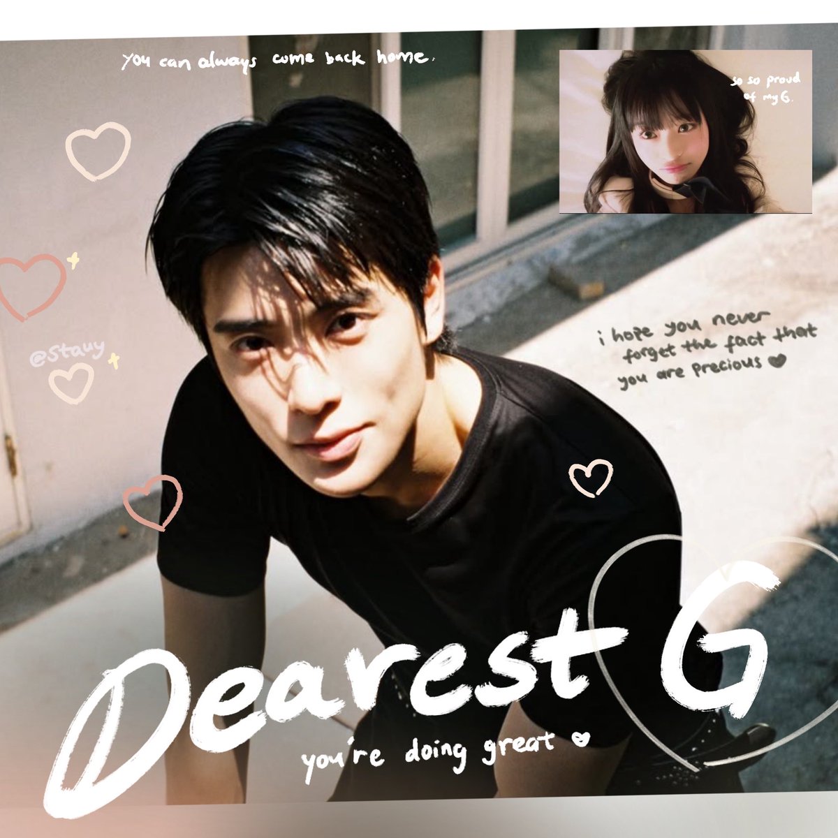 stauy's tweet photo. help repost.. tysm! 🖤 #bealanja

today is appreciation day for Mr. G 👀🫶🏻 let’s send him all the kind words <3 hoping it would reach him eventually. ada 5 FREE LAYOUT ALL CATALOG 

#CookiesForG 🍪 https://t.co/TR4LCE3PWg