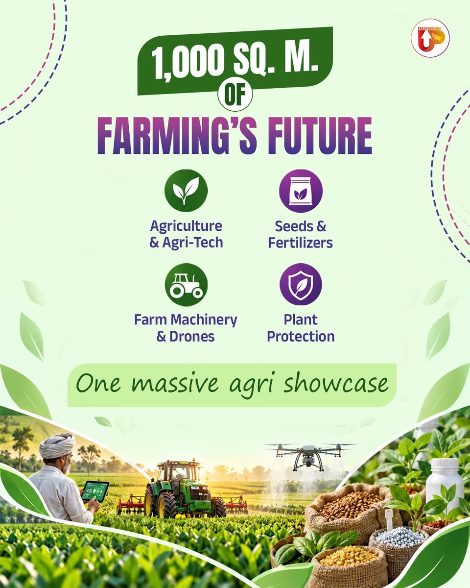 transforming_up's tweet photo. UP International Trade Show 2026
UP’s agriculture is going global. From local farms to global markets.

#UPAgri #UPITS2026 #Agriculture #AgriExport #UttarPradesh #GlobalMarket #Farmers  #YogiAdityanath https://t.co/hBqxBMViAu