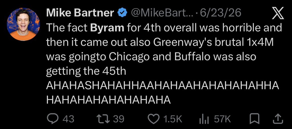 Hawkstylememes's tweet photo. @MikeBartner https://t.co/ug14G79Oi8