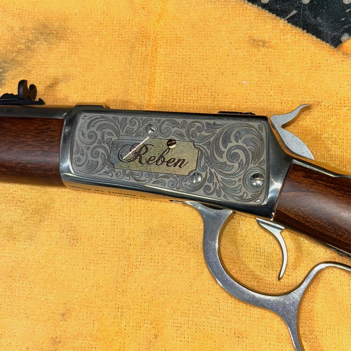 denito80's tweet photo. Our engraver in Murray has a real knack for scrollwork. Keep up the amazing work, Karsten! https://t.co/UZisnkFtnn