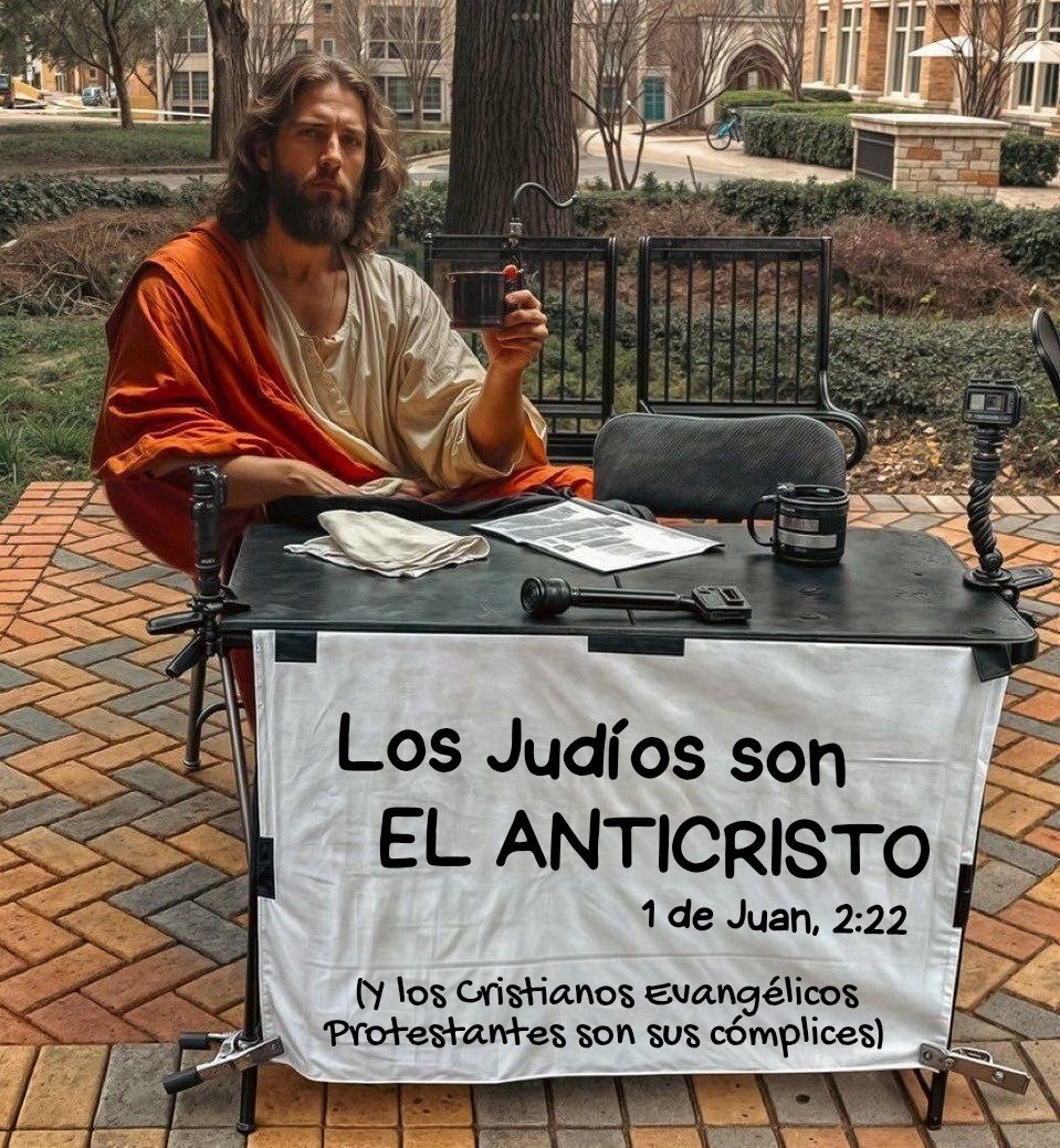 RocarditoRata's tweet photo. Jesucristo nos pide amar al prójimo, ayudar al necesitado y cobijar al vulnerable.

Los judíos son explotadores por educación y se creen con el derecho de ver al resto del mundo como un poco mas qué ganado, por mandato divino.

Esa es la diferencia entre ellos y nosotros. https://t.co/0cywfJF6pe