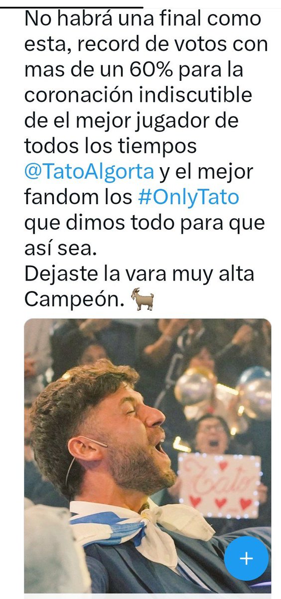 2020Stellamaris's tweet photo. #GranHermanoGeneraciónDorada #LaCumbre #streams #Allaccess #LaJugada #ADQST #MultitalentTv #MultitalentOficial ... Edición : 2024-2025 #TatoAlgorta #GanadoR #Gh2025 👏🥰 #CampeóN. https://t.co/W2q7EWDVIf