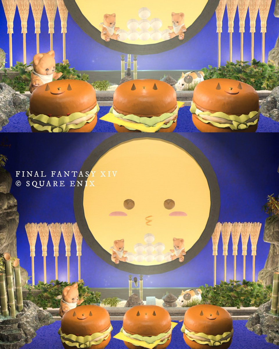 lillalulilla's tweet photo. ｢お月見」🎑*゜
#FF14ハウジング
#kacROOMhouse https://t.co/Uib7izLErF