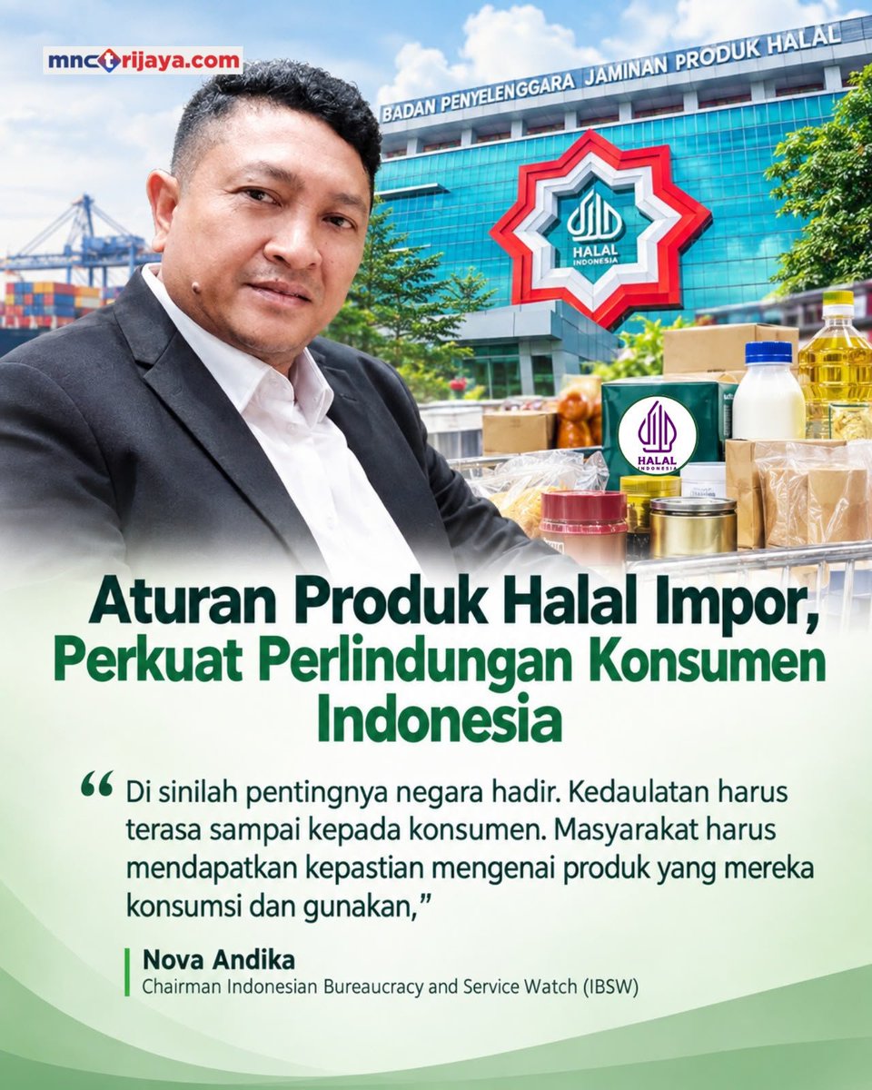 doqletes's tweet photo. Produk impor yang masuk Indonesia perlu memenuhi standar yang berlaku sebagai bagian dari upaya Jaga Kedaulatan Bangsa. #WajibHalalOktoberDidukung https://t.co/dJWVZxfUo3