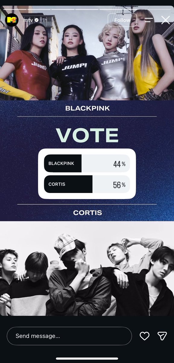 CORTIS_USA's tweet photo. VMA Best Group voting closes Sept. 24 at 11 AM ET
Keep checking @MTV’s Instagram Stories and vote for CORTIS in every round! 🗳️💚
#CORTIS #CORTIS_BestGroup #VMAs https://t.co/0gizAiDhfS