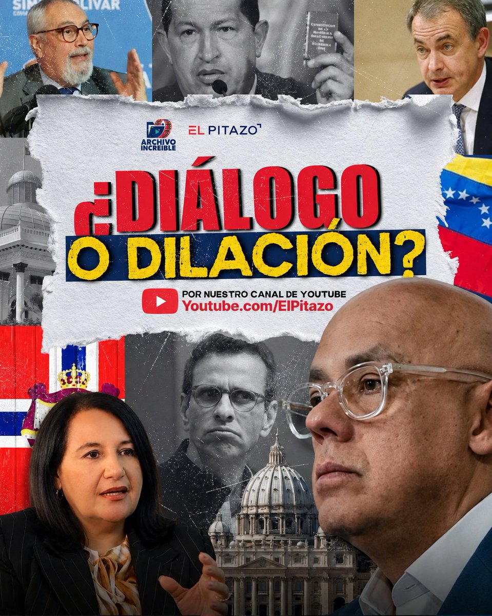 ElPitazoTV's tweet photo. En dos décadas se han intentado 17 diálogos en Venezuela. Nueve estuvieron cerca de cambiar el rumbo, pero se rompieron. Mira el nuevo episodio de #ArchivoIncreíble aquí: https://t.co/kvHGSKfl65 https://t.co/6x8POgYUjD