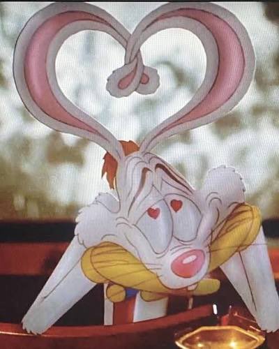 lycheeyokai's tweet photo. the greatest innovation made to cartoon rabbits was when animators decided to put their ears into big heart shapes https://t.co/CFsC33Lda9