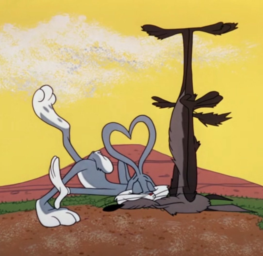 lycheeyokai's tweet photo. the greatest innovation made to cartoon rabbits was when animators decided to put their ears into big heart shapes https://t.co/CFsC33Lda9