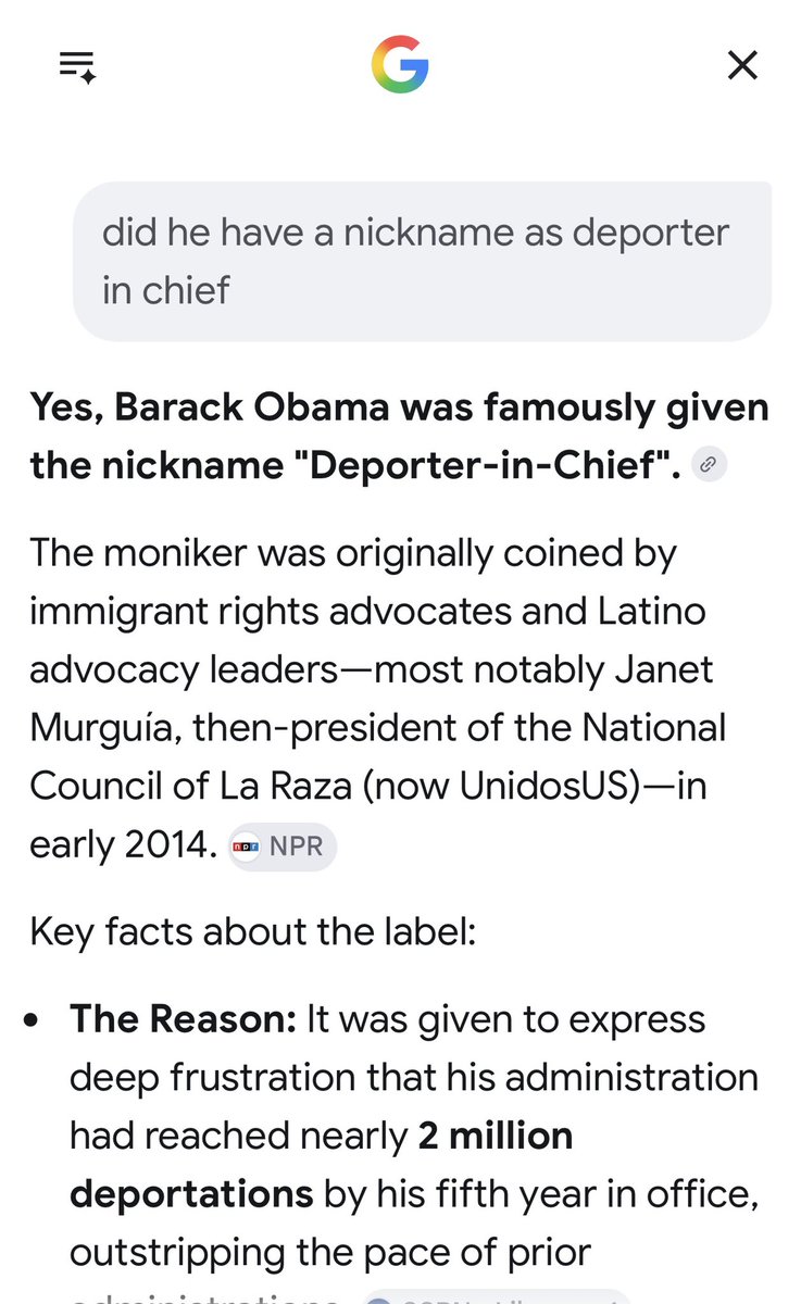 CIISUS's tweet photo. Please always research 
Here is the public record about OBAMA Nicknamed DEPORTER IN CHIEF

The compassionate Democrats always deported X3 compare to republican presidents!! Because they believe in rotating cheap labor

Abraham Lincoln Republican President abolished Slavery after fighting a civil war against the Democratic Party 

Ronald Reagan gave amnesty to 10 million undocumented who were here 10 years or more and had paid Tax 

@realDonaldTrump deported only 100,000 on his first term 

The only reason now they are focused on cleaning up the mess that open border policy created for our Country 

Please EDUCATE OTHERS TO DEFEAT MISINFORMATION AND FAKE NEWS
