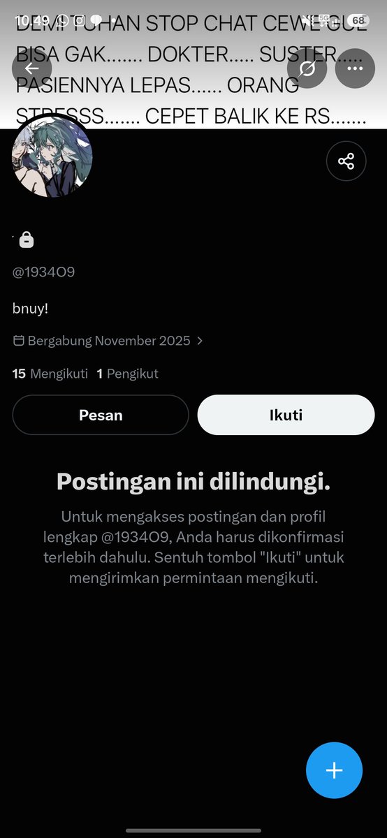 utsuyeet's tweet photo. ‼️ BLACKLIST CLIENT PENIPU SKETCH FARMING ‼️
@1934O9 ini tukang colong sketsa guys. Hati2 guys kalau dapet komis oc dari orang ini. Btw ini orang bisa2nya masih sempet ganti foto profil yang artinya dia sempet aktif di akunnya :) https://t.co/CANrf3DmI2