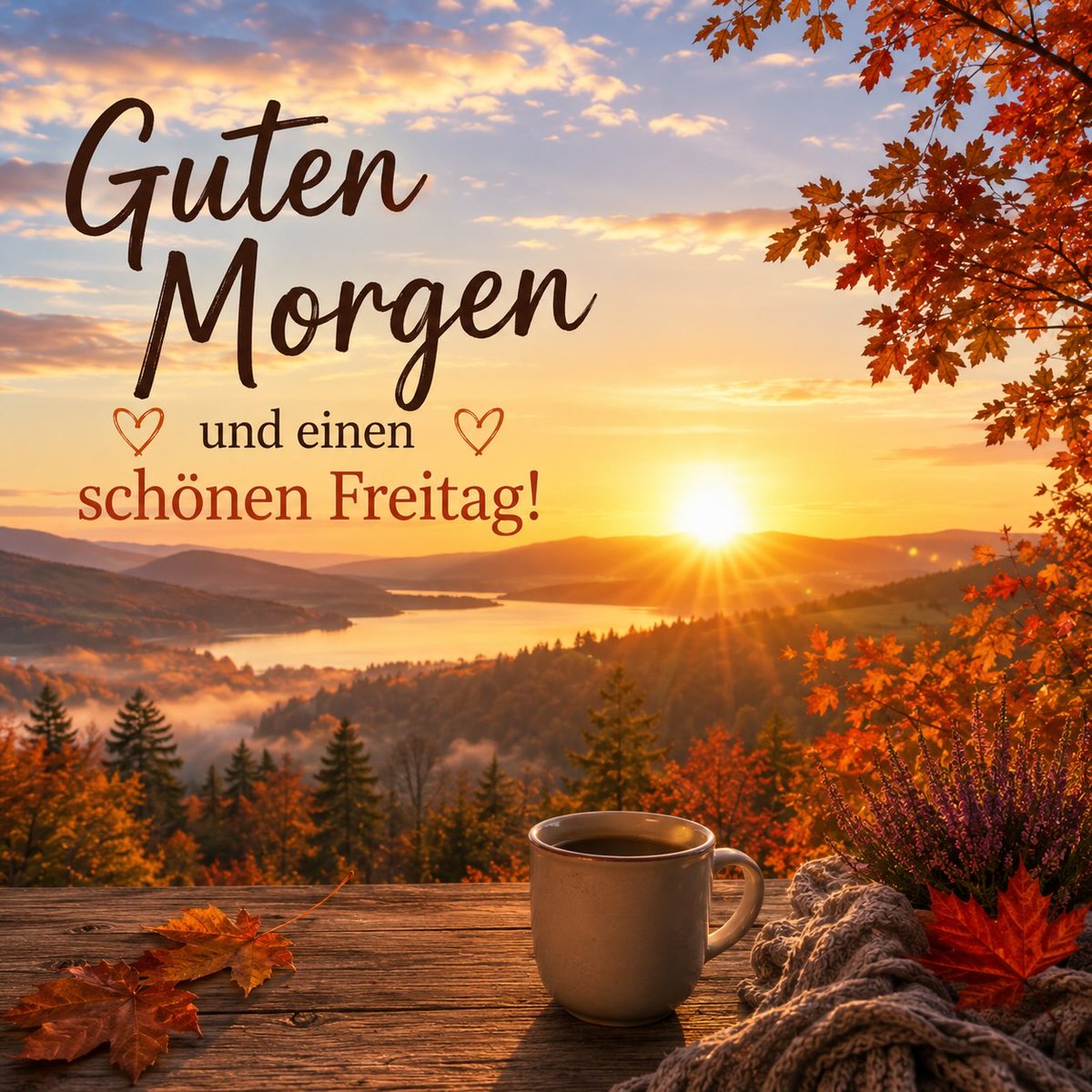 JulioGerwizp's tweet photo. Photo by Carmen. Kraus. Seele. Macht. Dinge🌿 on September 03, 2026. May be an image of text that says "Guten Morgen und einen schönen Freitag! ". https://t.co/hxormymjKY