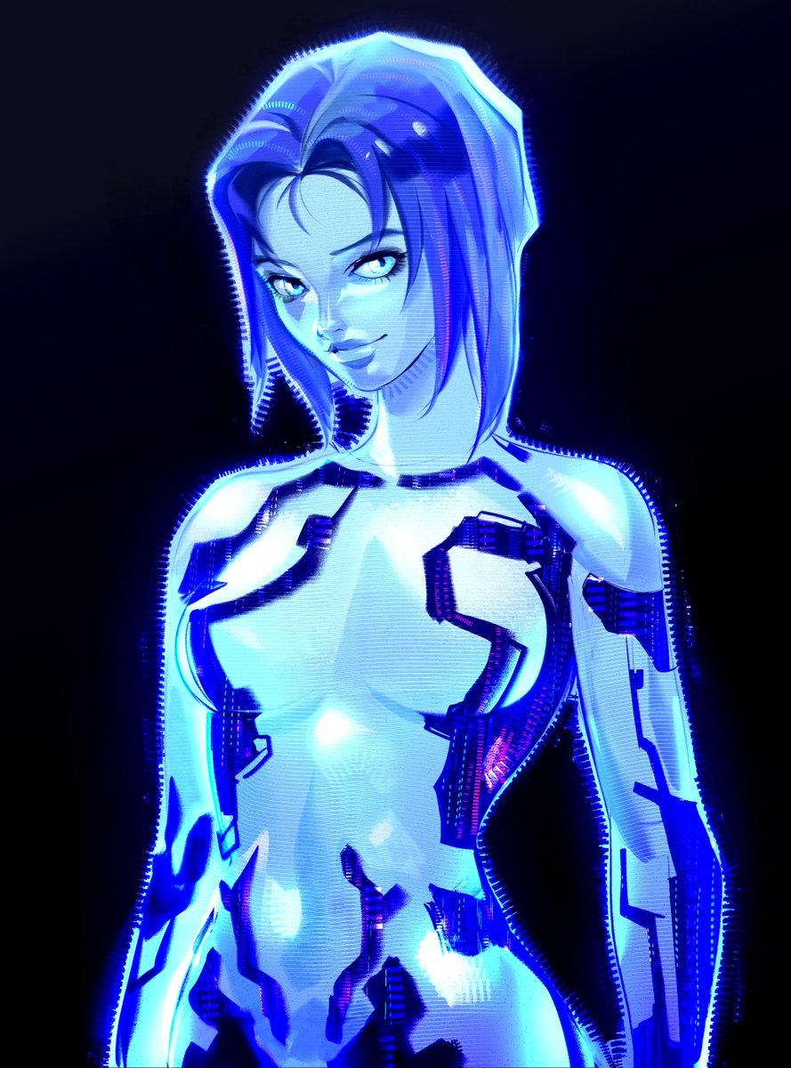 8log4ICY's tweet photo. Halo 3's Cortana 
With extra glow for you https://t.co/c3DfIPuqC4
