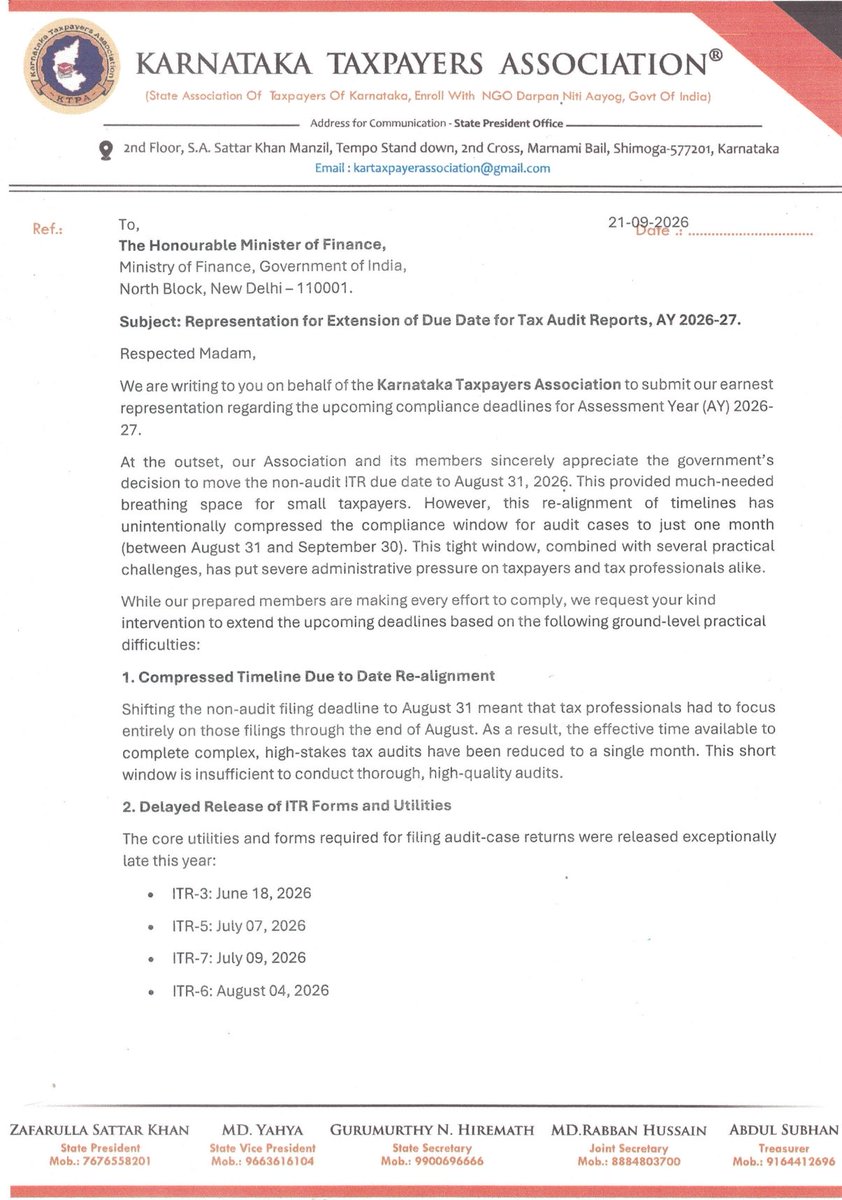 manjuandco123's tweet photo. #Extend_Tar_duedate 
#Extend_TAR 
@FinMinIndia @nsitharaman @IncomeTaxIndia 
Extend TAR DUEDATE TODAY https://t.co/axAuH7WXWd