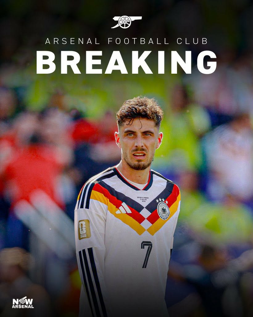 ChrisGrayce's tweet photo. Kai Havertz is in Jürgen Klopp’s first Germany squad of the break, but only for the opening two Nations League games.

He faces the Netherlands on 24 September and Greece on 27 September, then returns to London while a second group handles the October fixtures.

A lighter load than most of Arsenal’s internationals. 🇩🇪