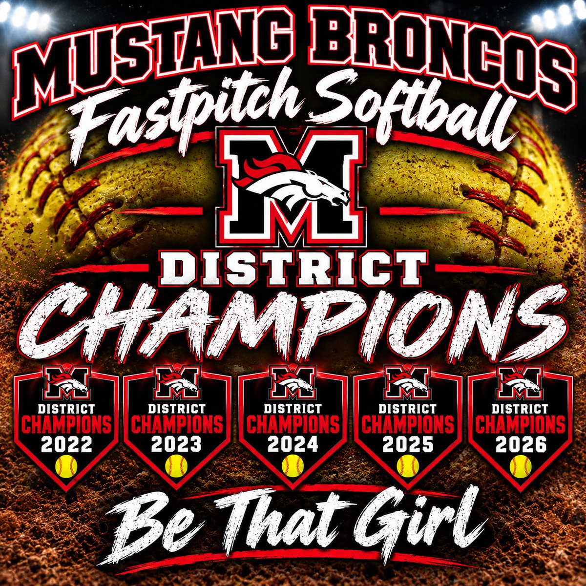 MustangBroncoSB's tweet photo. 6A-3 District Champions! #BeThatGirl @MHSBroncoSports @MustangSchools https://t.co/G3alHGo21Y