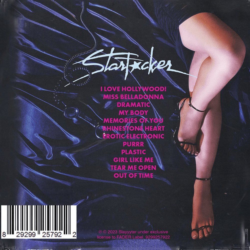 PopCrave's tweet photo. 3 years ago today, Slayyyter released ‘STARF*CKER.’ https://t.co/Z7CgAYs5cT
