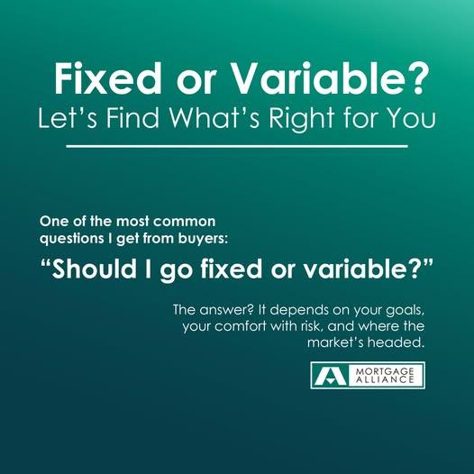 WarrenBramarr's tweet photo. The answer? It depends on your goals, your comfort with risk, and where the market’s headed. ✅ Fixed rates offer long-term stability — great if YOU want consistent payments and peace of mind. ✅ Variable rates often start lower and can save YOU https://t.co/BxOBKF4GD1