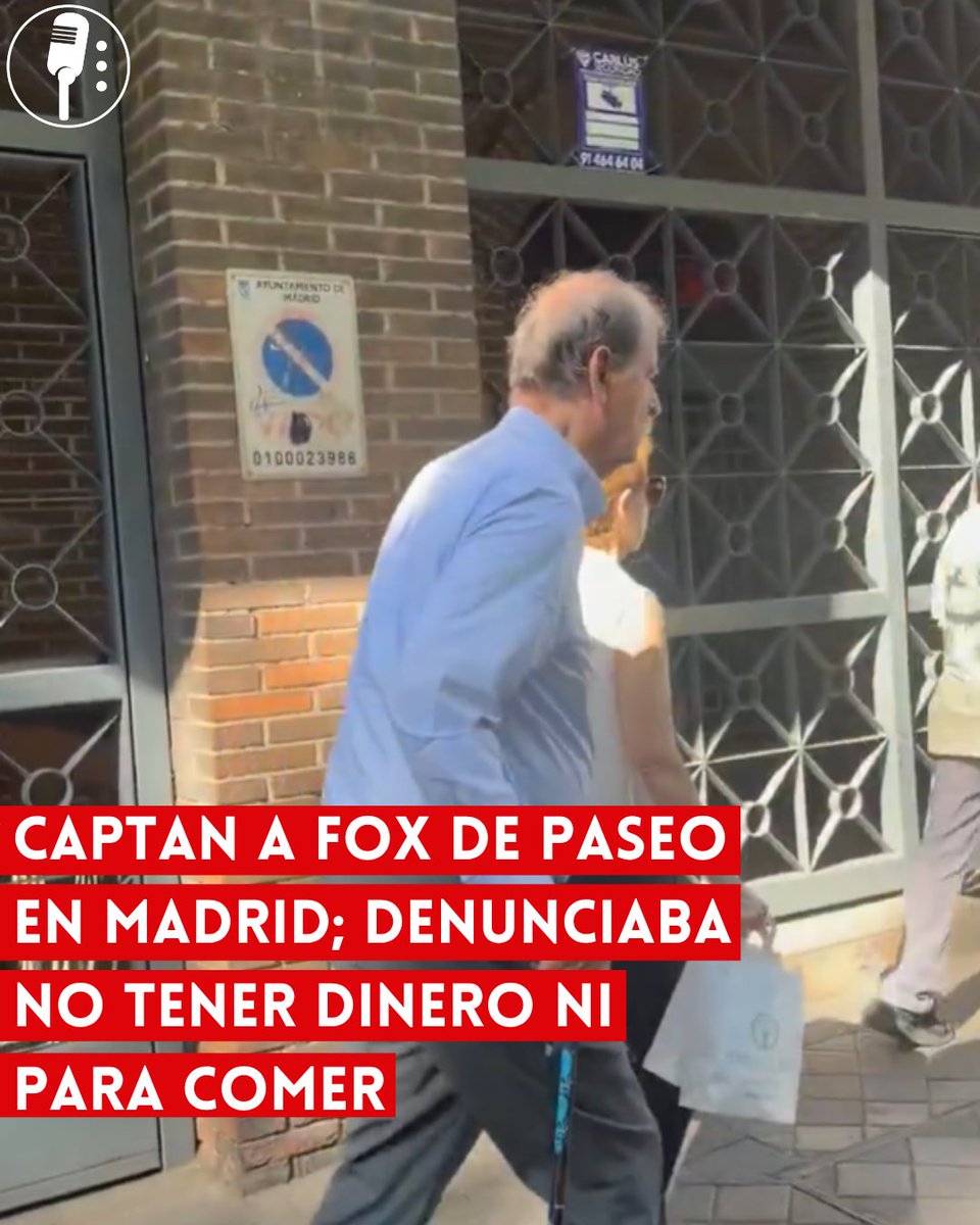 YosoyPedrero's tweet photo. 🚨OJO: CAPTAN A FOX DE PASEO EN MADRID; DENUNCIABA NO TENER DINERO NI PARA COMER

Vicente Fox vuelve a generar comentarios en redes sociales luego de que circulara un video en el que presuntamente aparece paseando por Madrid, España. Las imágenes fueron difundidas en redes y rápidamente provocaron cuestionamientos debido a las declaraciones que el expresidente ha realizado en el pasado sobre su situación económica.

Fox llegó a afirmar que tenía dificultades para cubrir sus gastos e incluso sostuvo que la pensión que recibía representaba su principal sustento. En declaraciones retomadas por medios, aseguró que frecuentemente se encontraba en cartera vencida y que tenía problemas para pagar sus tarjetas de crédito.

La nueva grabación vuelve a poner esas declaraciones bajo la lupa, particularmente por tratarse de un viaje fuera de México. El antecedente recuerda otro episodio ocurrido en 2022, cuando el exmandatario fue captado junto con Marta Sahagún en un exclusivo centro comercial de Las Vegas, pese a que previamente había declarado que “vivía al día”.

El episodio ya provoca reacciones entre usuarios de redes sociales, quienes contrastan las imágenes de sus viajes con las declaraciones que Fox ha hecho sobre sus finanzas. Hasta el momento, el video difundido en X constituye la evidencia disponible sobre el supuesto paseo por Madrid y no se ha localizado una explicación pública del expresidente sobre esas imágenes.