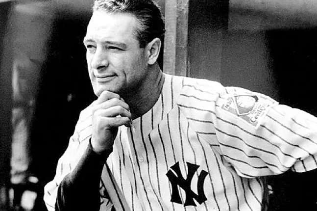 Gohuska's tweet photo. “Today I consider myself the luckiest man on the face of the earth.”
— Lou Gehrig, during his farewell speech in 1939. https://t.co/rmqDtwaIut
