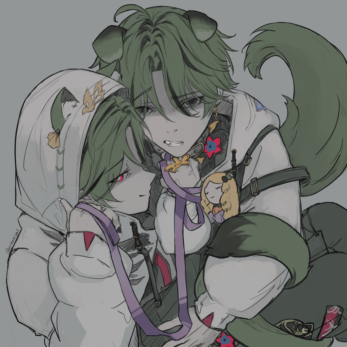 sphenices's tweet photo. untagged just for I'm unsure how to treat this FA m(_ _)m

[ send tweet ] https://t.co/k4AhM8aaKw