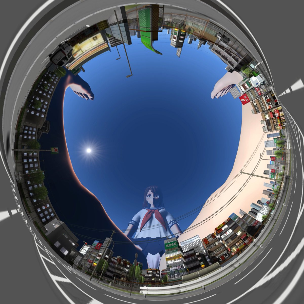 gigamin_'s tweet photo. VR動画完成がようやく見えてきた！あとは細部の調整と音だけなんだけど正直音は苦手なんだよなー https://t.co/zPETKJwHCJ