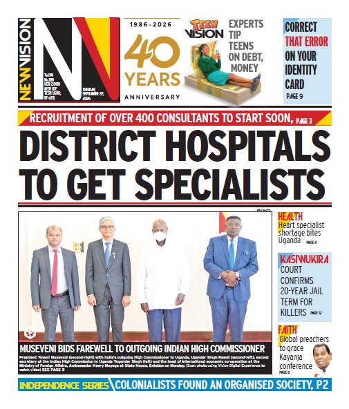 MwanzoTvPlus's tweet photo. #UGANDA: Magazetini Leo...    

DailyMonitor, New Vision 

Jumanne Septemba 22, 2026 https://t.co/x3IBumYRo9