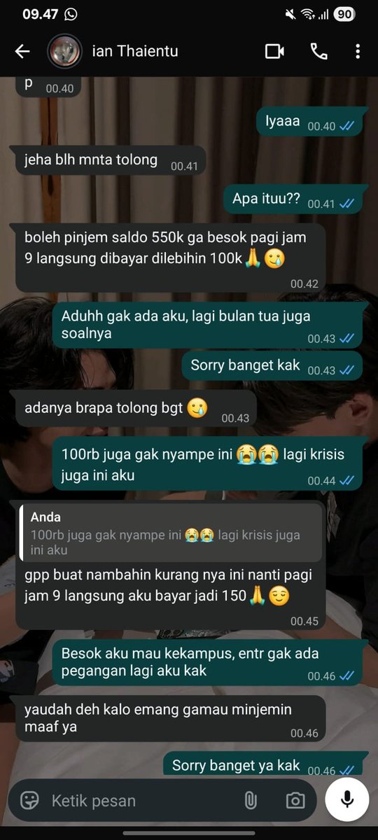 thaintuuwin's tweet photo. WARNING 🚨 UNTUK ANAK THAIENTHU 

HATI2 AKUN WA + IG KALIAN DI HACK MODUS PENIPUAN BUAT PINJAMAN
temen ku ada yang kena pantes akhir2 ini banyak yang minta pinjam
Barang kalian ada yang kenal no ini harap di blok atau dia masuk ke grup harap di blok aja ya
 +62 838-6324-2243 https://t.co/3uNHiG4nKA