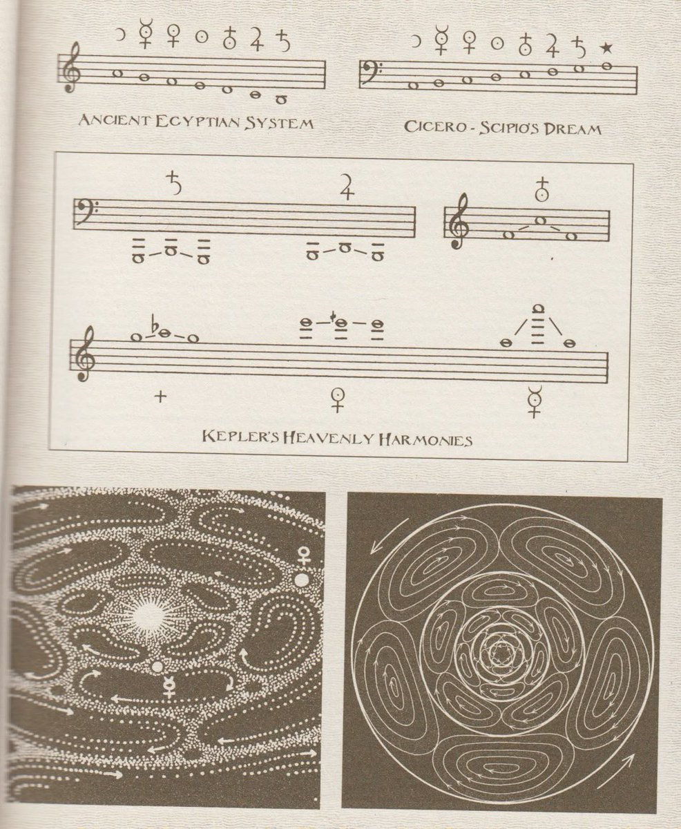 legitimatetiger's tweet photo. the fabric of music interacts with your spirit in a way other art forms are not able to. 

alchemystical physician-philosopher Marsilio Ficino's work theorized that music harmonizes the soul with the cosmos itself. he described the human spirit as a fine, airy substance, and sound as moving air. this fluidity allows for music to permeate the spirit directly in a way the other art forms cannot, as they are both the same elemental. for that reason, out of all the senses, hearing is the one that touches the astral body without any filtering or translation. it’s why sound baths and pure frequencies are deeply healing for us. these fluid airy veils form together the spiritual link between body and soul.