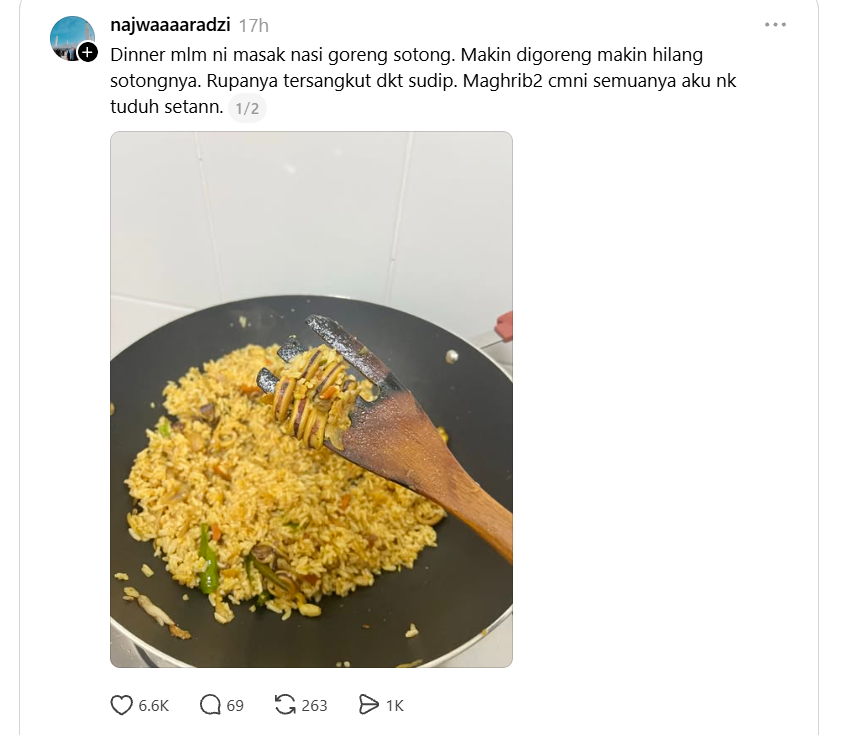 xtramy_'s tweet photo. Memang betul - betul 'blend in' pulak tu sotongnya ๐
#xtrapedia #santai https://t.co/7bE8yyM7x6