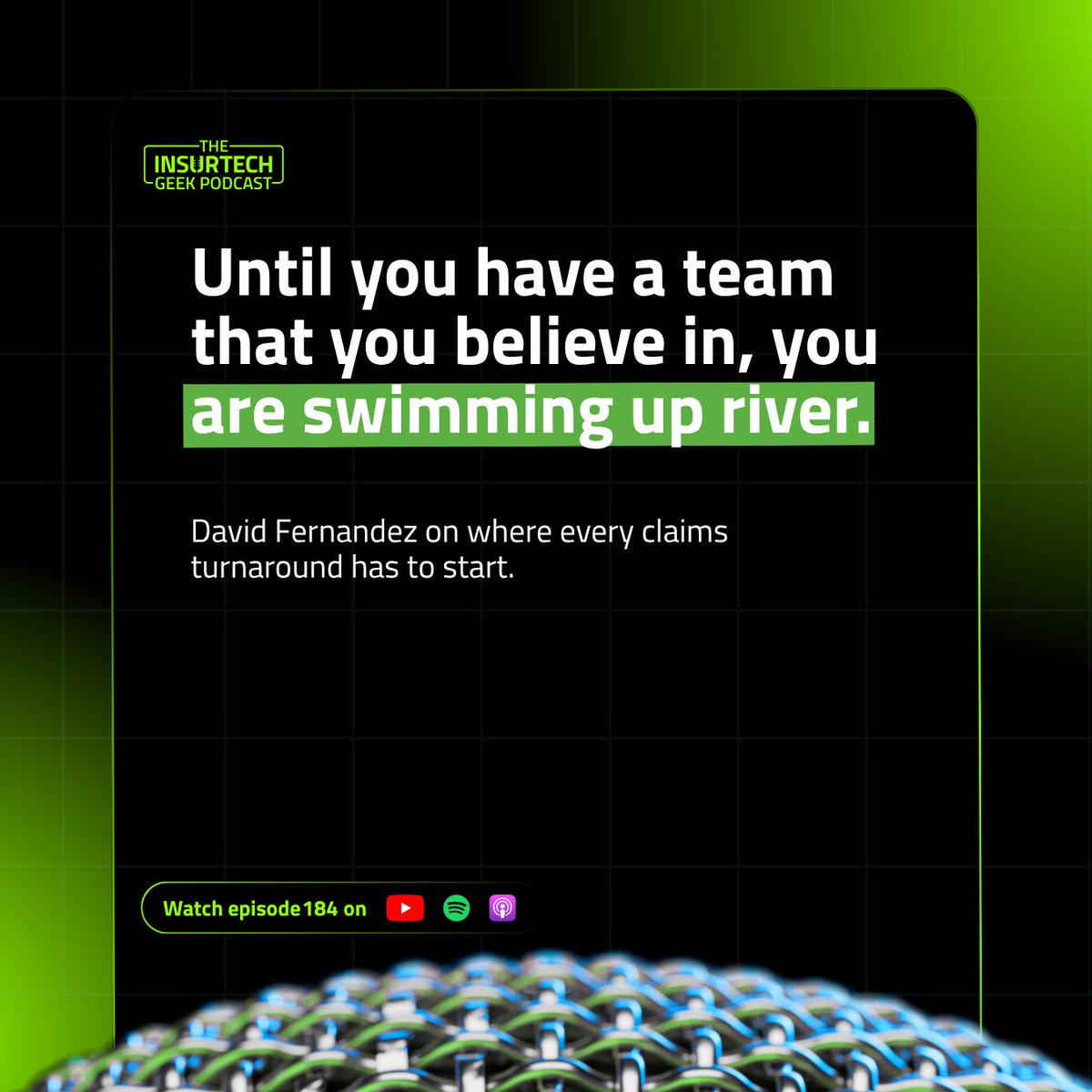 InsurtechGeek's tweet photo. "There was not a single slide for that whole thing."

David Fernandez on the four-month claims platform rebuild at Kingstone that ran on a small team, clear ownership and no deck.

Hear the full perspective. Episode 184. https://t.co/7M1LtmJbSt