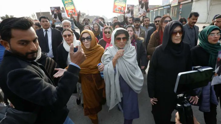 MarioNawfal's tweet photo. 🚨🇵🇰 BREAKING:

Imran Khan’s family has just released a statement on the detention of his sister, Aleema Khan, and the police operation that followed at their family homes in Lahore.

According to the family, Aleema left home on Sunday and NEVER returned... 

Her car was later found at a police station, before they learned she had been DETAINED under Pakistan’s Maintenance of Public Order law.

Police then surrounded the family homes before launching a MASSIVE overnight raid, during which Imran’s other sisters, Uzma Khanum and Noreen Niazi, were detained alongside several relatives and staff.

The family alleges officers kicked down Uzma’s bedroom door, dragged staff from their quarters, and detained family members before taking them away in an armored police vehicle...

They further allege that 20+ officers entered an upstairs section where Aleema’s daughter-in-law was alone with her daughters, aged 2 and 7, attempted to arrest her, and later took her and the frightened children around the house to identify CCTV cameras and recording equipment, which officers proceeded to destroy.

The family says Uzma and Noreen were ultimately separated from the others and transferred to jail, while relatives were given ZERO information about where the sisters had been taken... lawyers and family members have subsequently been denied access to them.

The operation came days ahead of PTI’s planned Sept. 27 March on Islamabad, as Imran remains imprisoned; his sisters had been prominent public links between him and the outside world...

Once again, the Khan family has suffered OUTRAGEOUS human rights abuses that the international community needs to URGENTLY look at!!!

Source: Family of Imran Khan / Writer: Mhedi