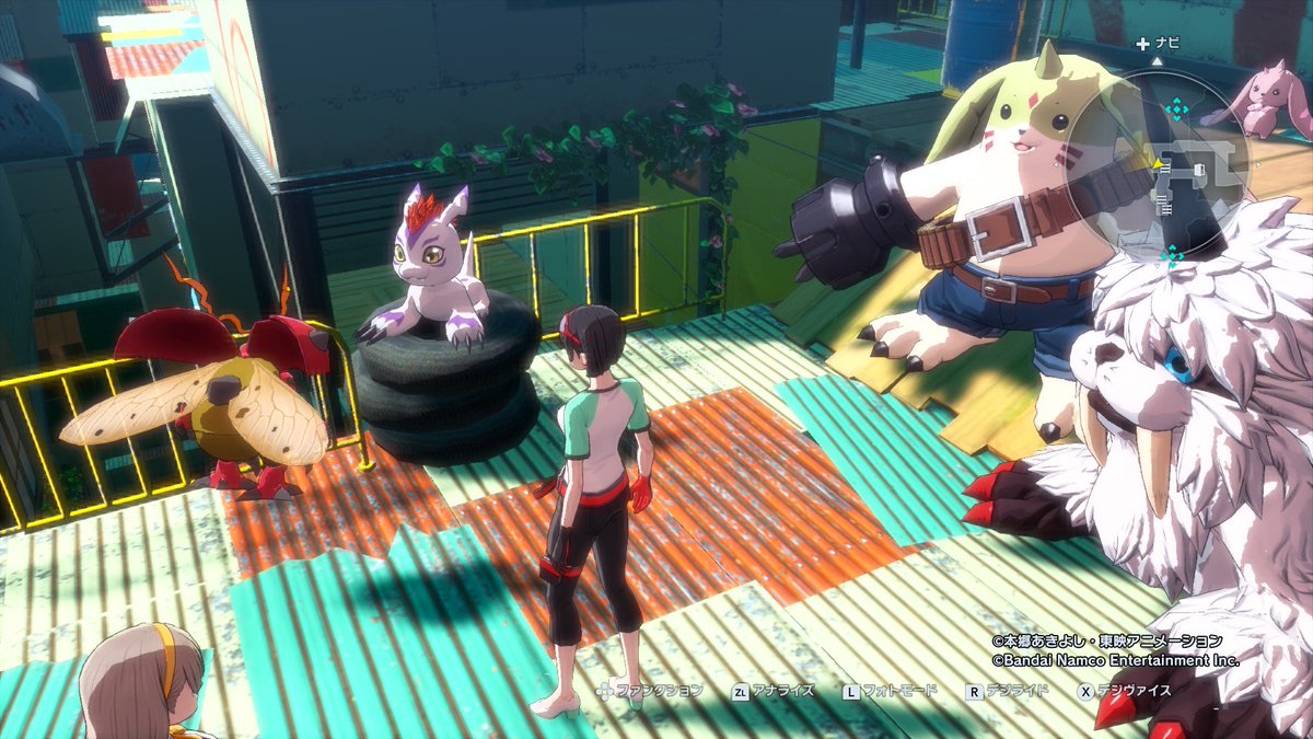 igar010's tweet photo. かっっっわいい……！！デジモン達が……！！！居る……！！！！生活！！！！！してる！！！！！！！！ #デジモン #タイムストレンジャー #Switch2 https://t.co/75b0CK3rVs
