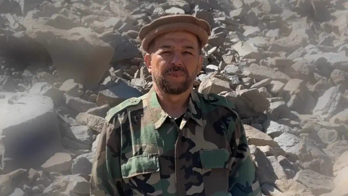 صالح محمد ریګستانی د مقاومت جبهې د نظامي عملیاتو قوماندان شو
