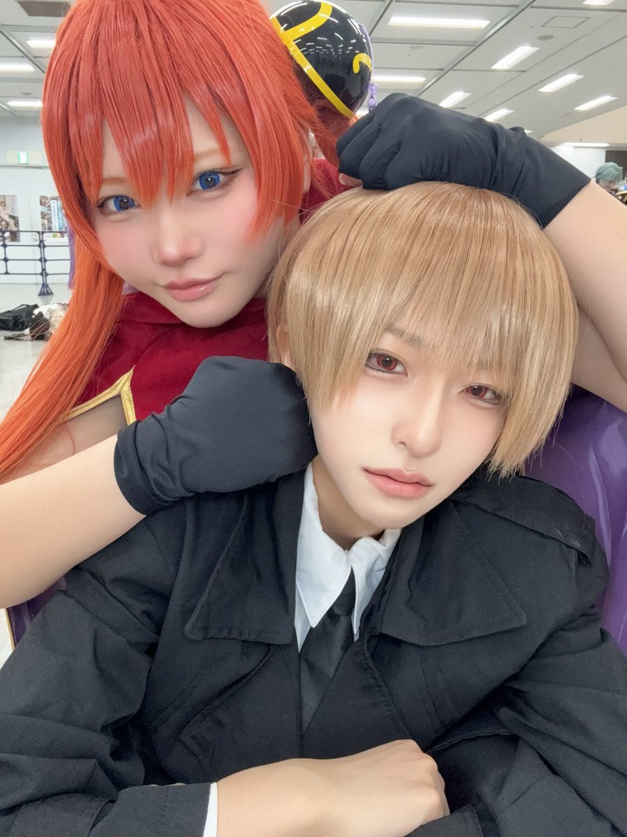 r25_cos's tweet photo. 銀ノ魂篇の２年後ｵｷﾀとｶｸﾞﾗで居ました🎶
ほぼ1年ぶりの男装で緊張した
#アコスタ池袋 https://t.co/eF6d18D1hJ