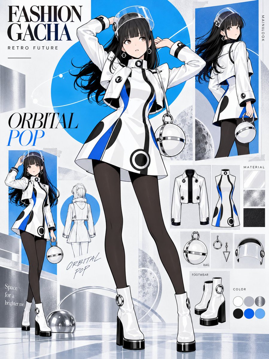 notoro_ai's tweet photo. ChatGPTでランダムな着せ替えを楽しめる
「RANDOM FASHION GACHA」
のプロンプトを作成しました。
イラストだけでなく、実写風にも対応しています。

参照イラストとプロンプトを使って遊べます。
ぜひ遊んでみてください。
↓プロンプトはこちらです↓（すごく長いです💦） https://t.co/n8pr7c7pRY