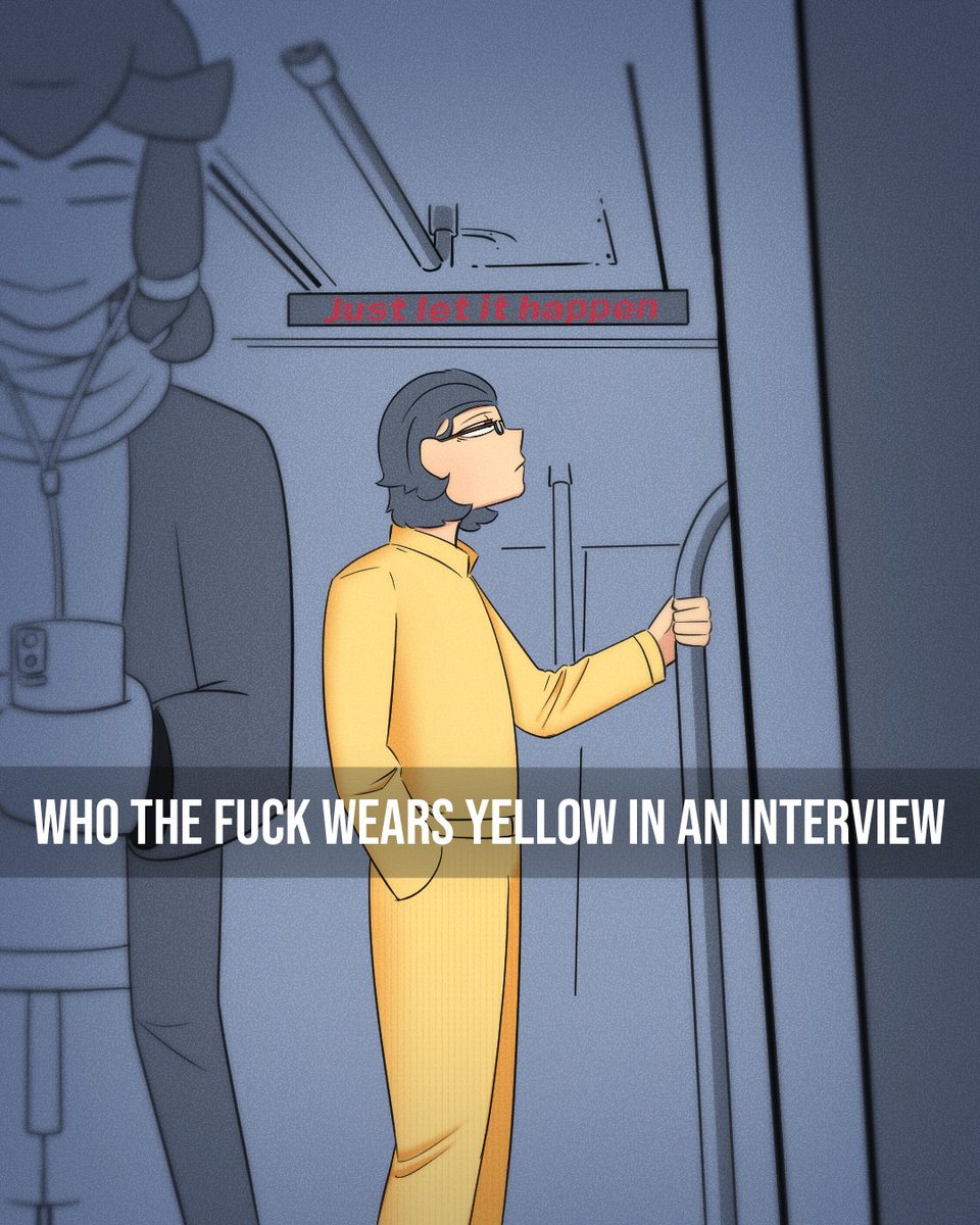 GweedM4N's tweet photo. I had an idea of just drawing myself in everyday life with my avatar in the background, and yes, I have a yellow suit   

#ocart https://t.co/7LBQq3R3uy