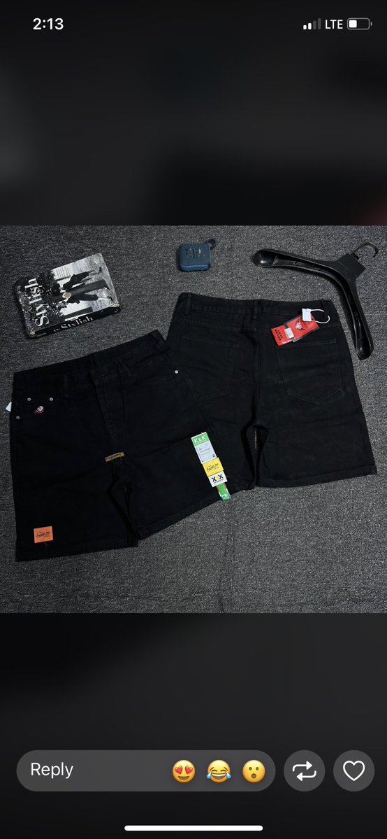 Denenro113290's tweet photo. BEST QUALITY LUXURY BAGGY SHORTS JEAN 

DM FOR BUNDLE PRICE PLS 

09037590594 What’s app

Come and patronize me and I deliver nationwide https://t.co/UO05RiCfWU