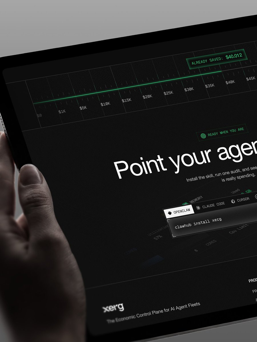 vvarrdi's tweet photo. it was pleasure to work on this project

your agents spend money on every call, tool, and token. Xerg shows you where it goes, what it wasted, and what to change

not bad right? https://t.co/14GCY3SyPL