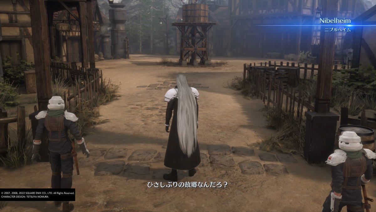 PNxo9CCgLfPEE91's tweet photo. 9/22は魔晄炉調査隊がニブルヘイムにやって来た日

セフィロスはザックス越しのクラウドを見ながら（もしくは後を向いたまま）発言していますが、リバースではクラウドを見ながら話してます
はたしてリベレーションではどのように真実が明かされるのでしょうか？
楽しみです😆 https://t.co/Iun16qNE6z