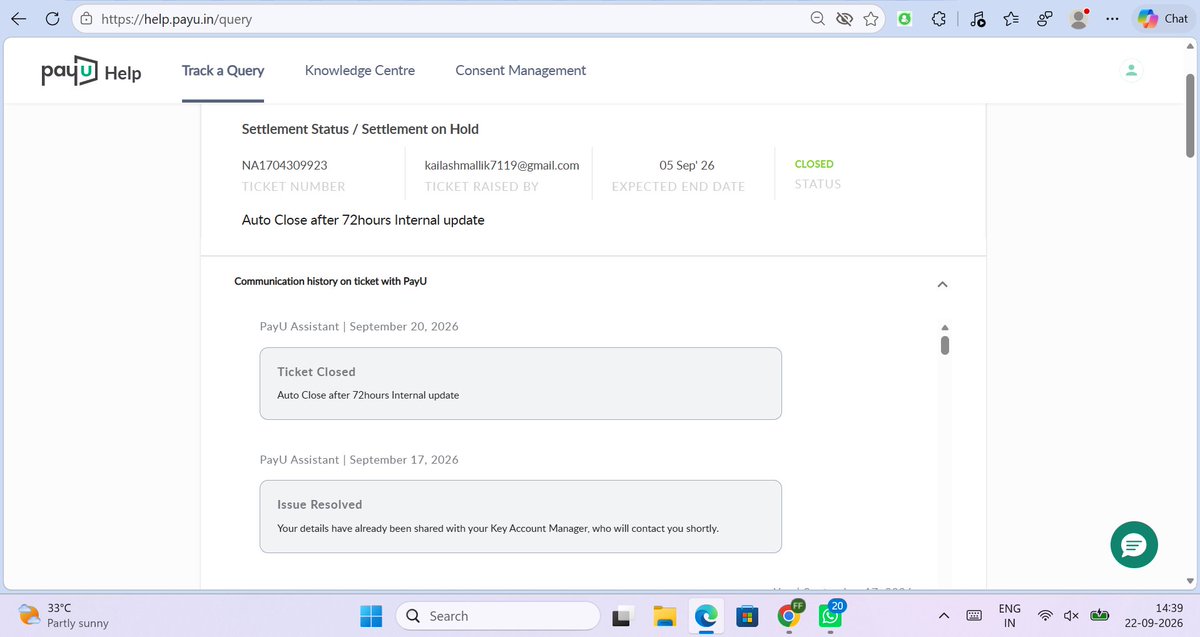 Anjalisyanday's tweet photo. Dear @RBI @RBIsays Kindly Look On This types of scam by @PayUindiaCare
@PayUindia i am small Merchants I submitted all DELIVERY PROOF DOCUMENTS AND ALL OTHER DATA But @PayUindiaCare trying To Scam my Money #scam #fraud #payu MID 13540365 Ticket number 23183168 Very Bad Experience https://t.co/ONqruw9Wbg