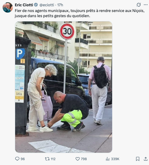 NiceVivre51166's tweet photo. Flatter, exploiter les attentes du peuple @eciotti 
Chasseur impitoyable osant plaider la cause animale !
Mise en scène démagogique d'un agent et d'une électrice.
#onnevouscroitpas

#UDR @MLP_officiel @RNational_off @VilledeNice @CollecCitoyen06 

@Mediapart https://t.co/CuDRqGA4SB