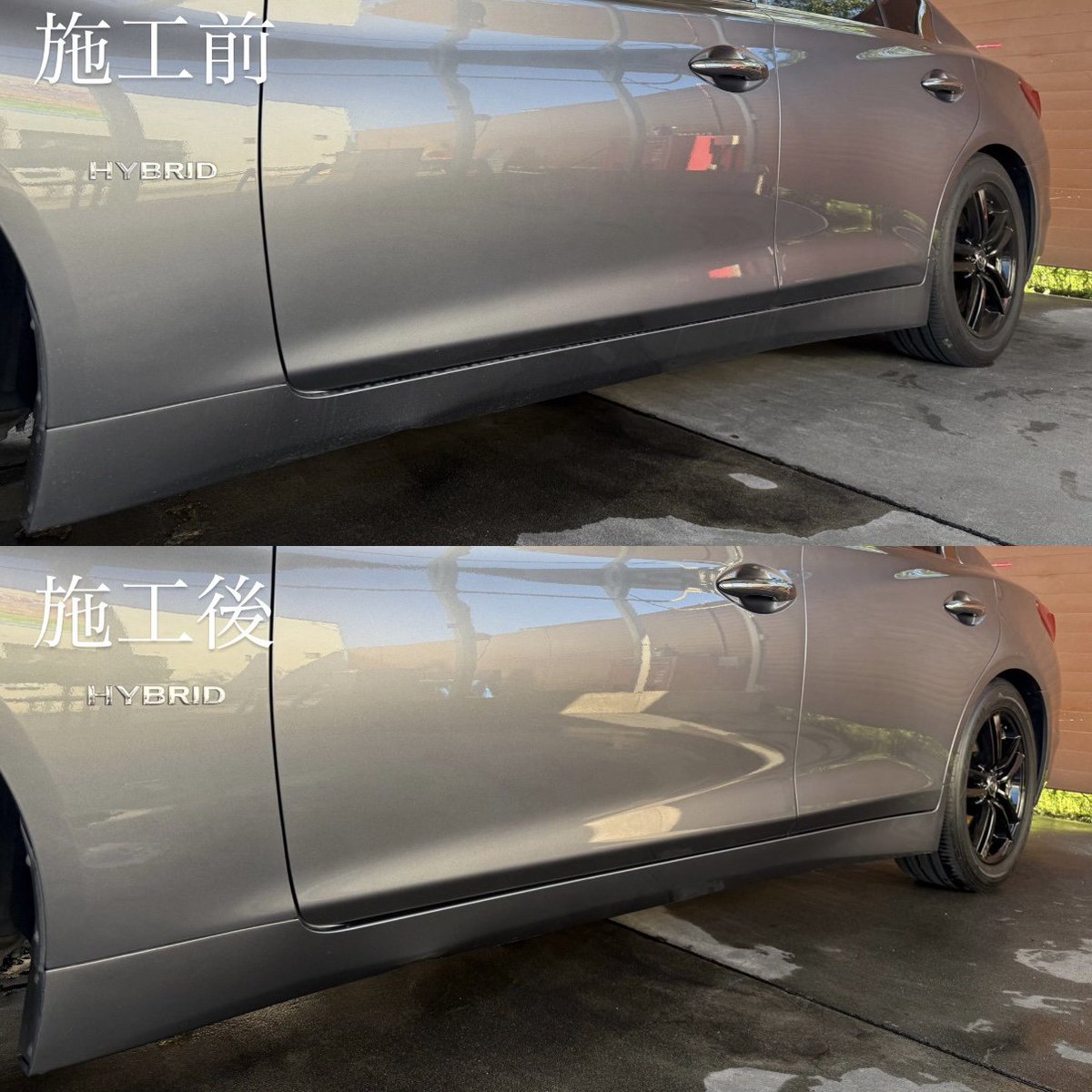 agaeko's tweet photo. ワ��の車盆前くらいから洗ってないのに綺麗すぎて草
もはやビフォーアフターの違いが全くわからん笑 https://t.co/QJGdcTfZiH