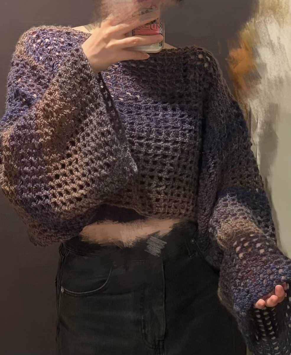 ya_shiraki's tweet photo. メッシュトップス🧶 https://t.co/MumFnItKWg