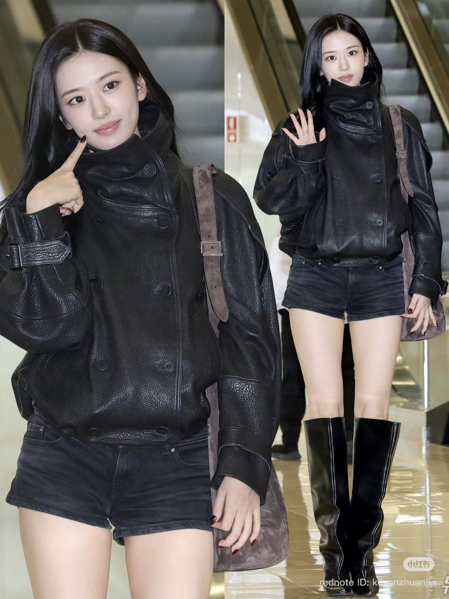 anyujinswoman's tweet photo. 182cm good looking cold beauty in black leather jacket is totally my type https://t.co/1sRTviPofZ