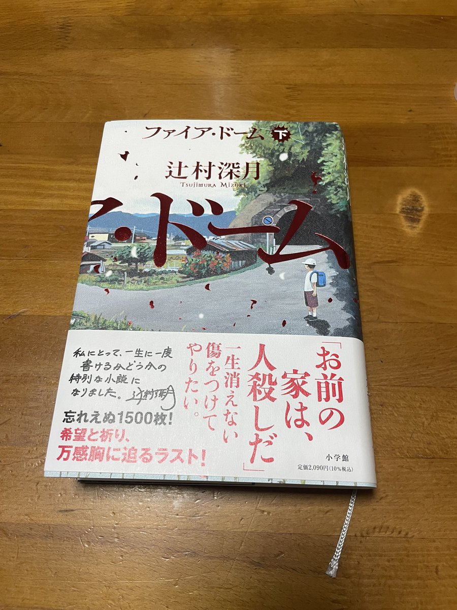 natsuko_passion's tweet photo. 読破！！
下巻は最初から心臓がドキドキ💓しながら読んだ。ページをめくる手を止めたくなかった。最後の方は終わりたくなくてゆっくり読んだ。
読み終えた今、なつこにはファイア・ドームロスが起きてる😇
読み終わっちゃった(；ω；)
#辻村深月
#ファイア・ドーム https://t.co/WE6EuNDIBQ