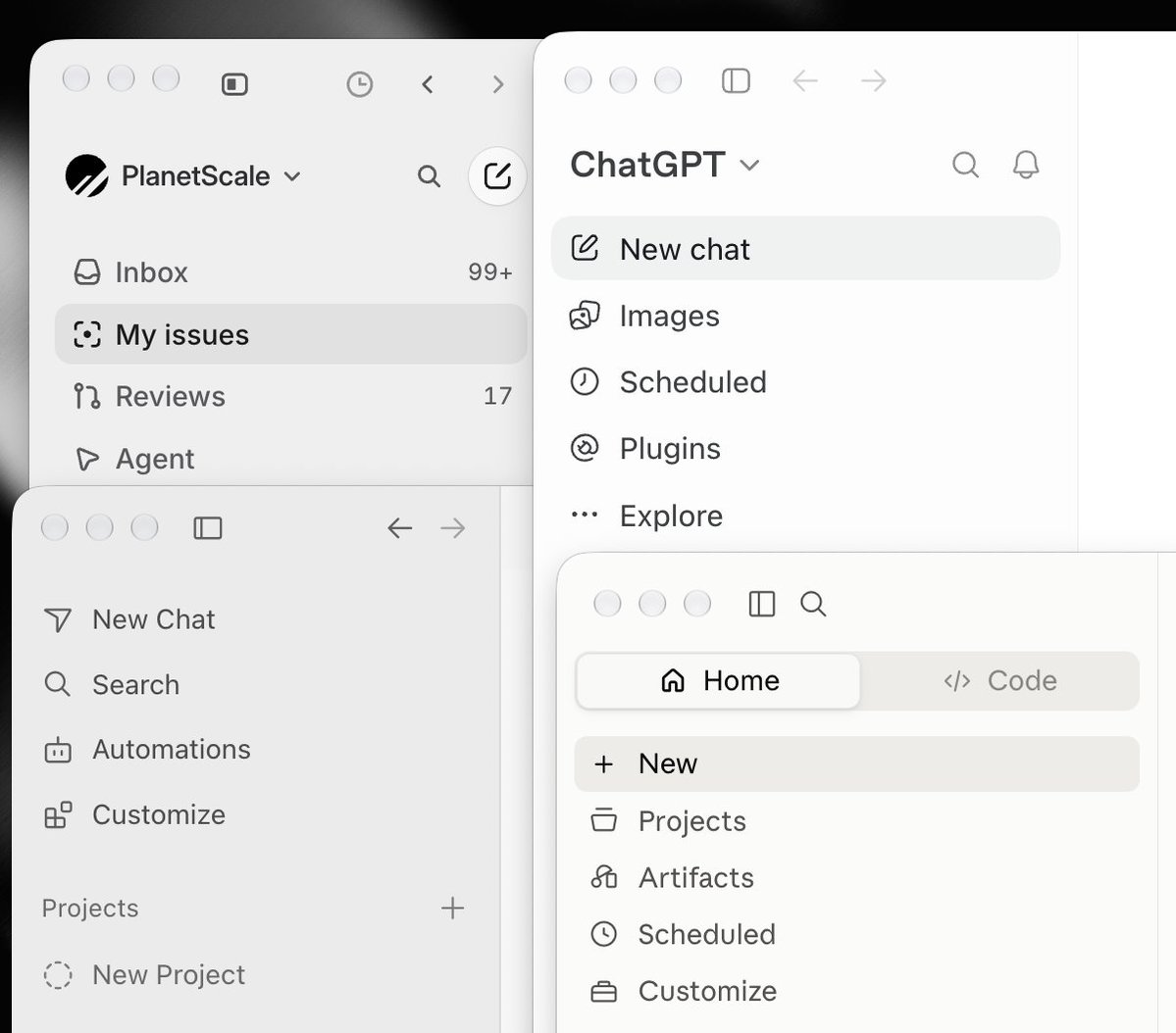 simeonGriggs's tweet photo. Apple sweating the details on glass while every app you use looks like this https://t.co/d2n7PFyeDD