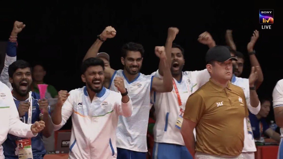 TheKhelIndia's tweet photo. JUST WOAHHHH!!! 🤩🤯

Indian Team has knocked the host nation Japan out of the Men’s Team Badminton event! 

🇮🇳 INDIA 3-0 JAPAN 🇯🇵 https://t.co/1n5QeGddY1