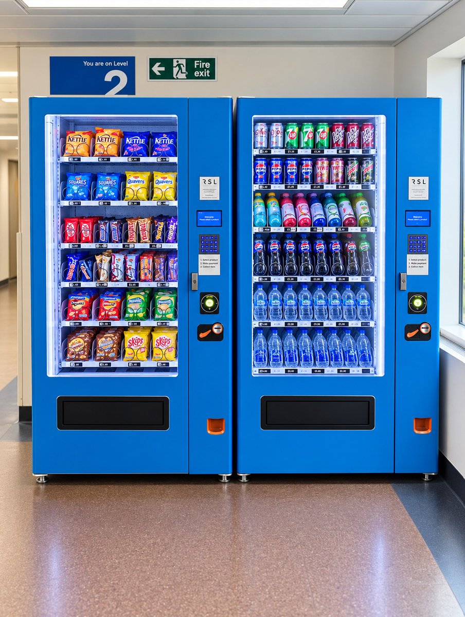 RefreshmentSys's tweet photo. Definitely not feeling blue after this install 💙

A huge well done to the team on another successful large-scale installation.

This site now features a range of solutions, including VendSmart Media, Classic 6 and Classic 8 machines, alongside additional refreshment equipment to create a complete offer.

It’s great to see the machines in place and looking so vibrant. The bold blue finish really stands out and helps create a modern, professional refreshment area.

Another fantastic job by everyone involved 👏

#Vending #VendSmart #Installation #RefreshmentSolutions #FacilitiesManagement #WorkplaceRefreshments #TeamWork