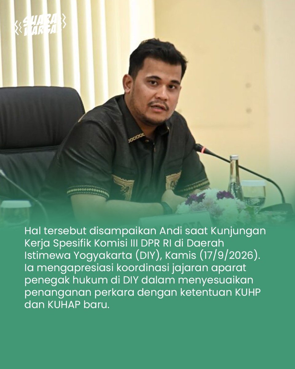 Kasimsergeniw's tweet photo. Andi Amar Sulaiman soroti implementasi KUHP-KUHAP baru, APH diminta tak keliru menerapkan hukum✍️‼️ https://t.co/r1cgWH7kjX